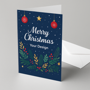 Gloss Laminated Christmas Cards